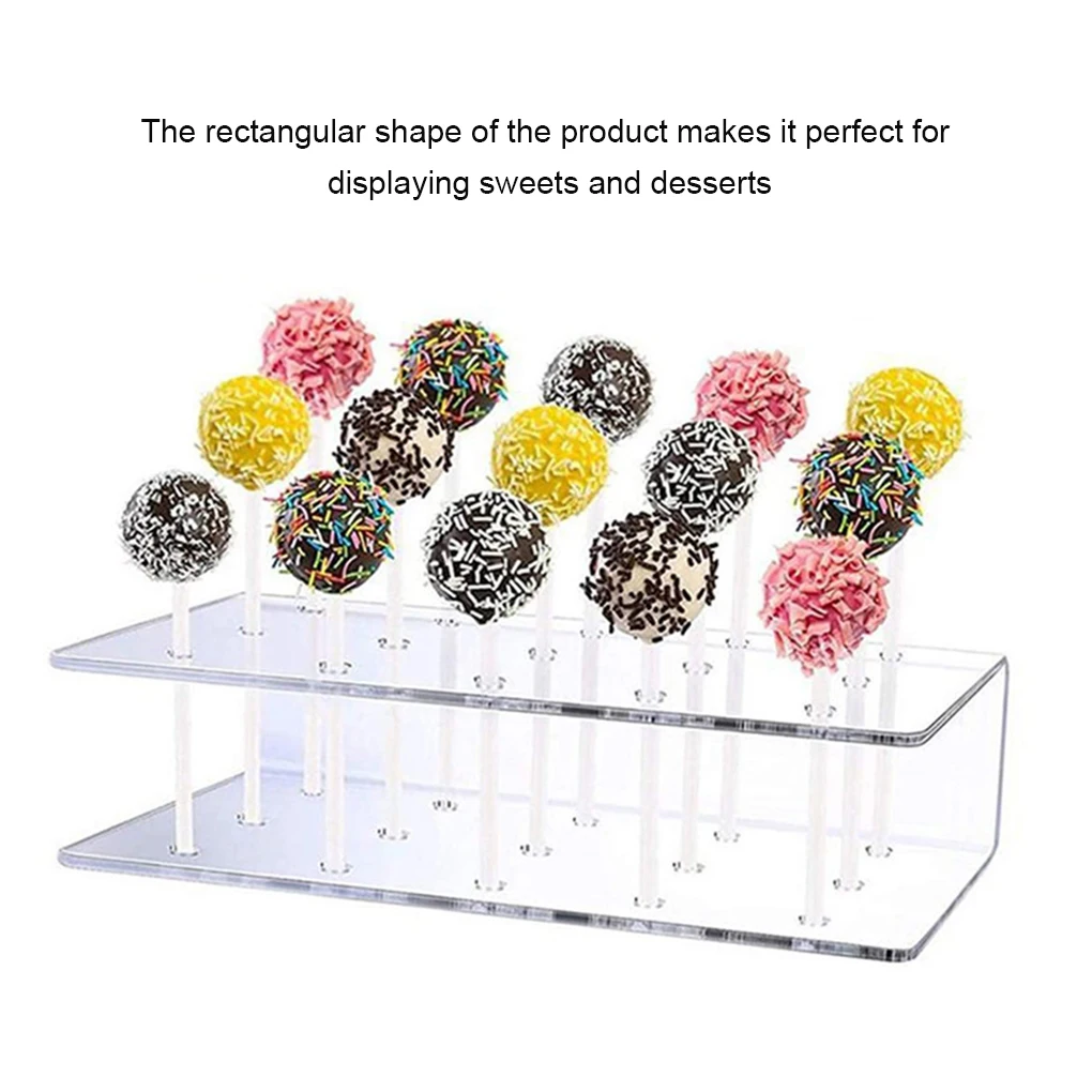 

Упаковка из 2 прозрачных держателей для дисплея, 5 мм, моющаяся подставка для сахара