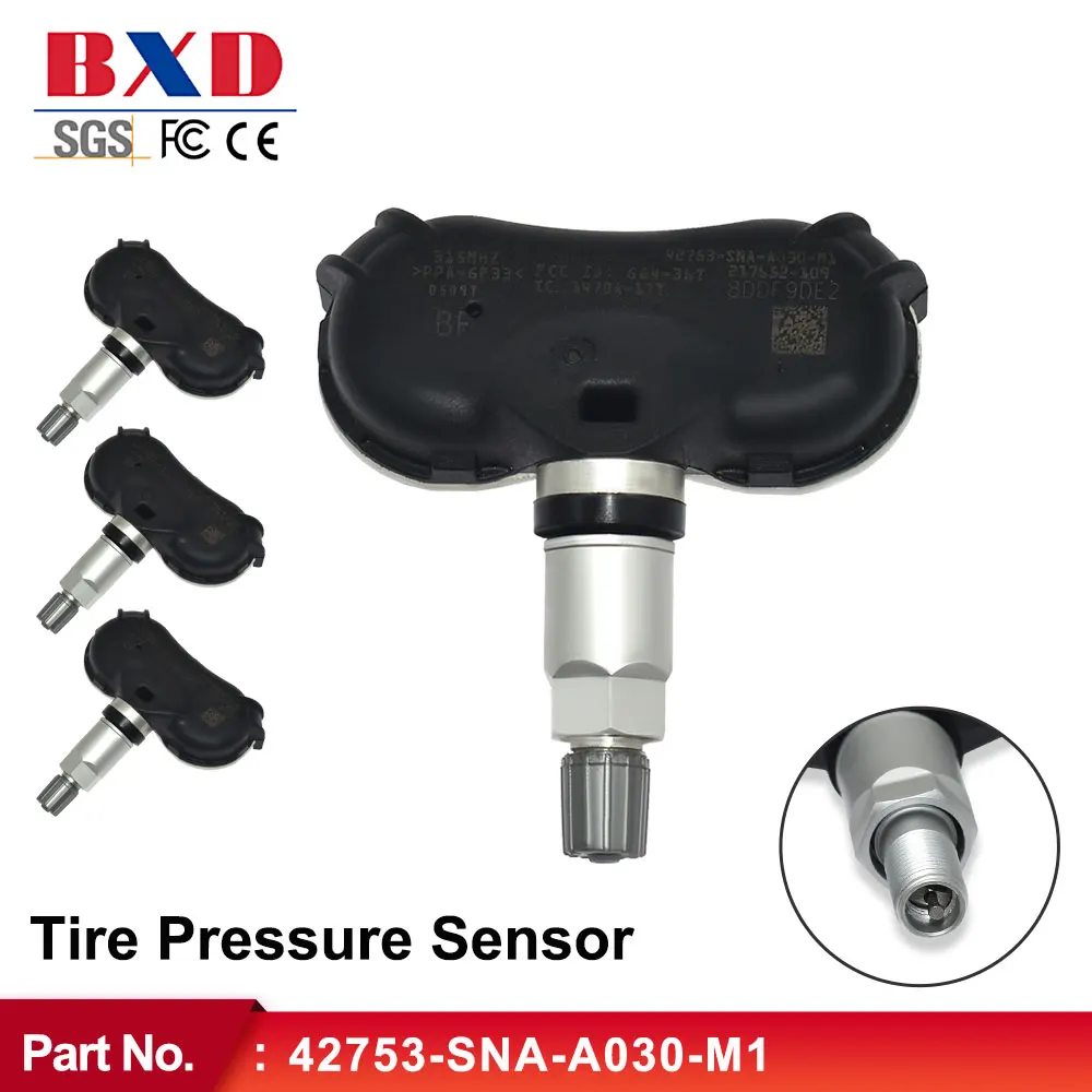 

1/4 шт. датчик давления в шинах TPMS 42753-SNA-A030-M1