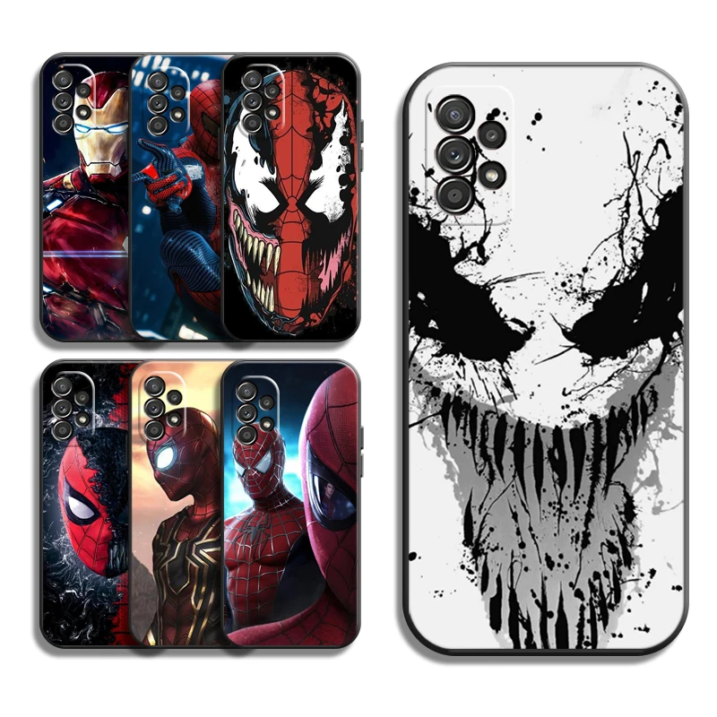 

Чехлы для телефонов Marvel Человек-паук для Samsung Galaxy A31 A32 A51 A71 A52 A72 4G 5G A11 A21S A20 A22 4G Funda, мягкий чехол из ТПУ