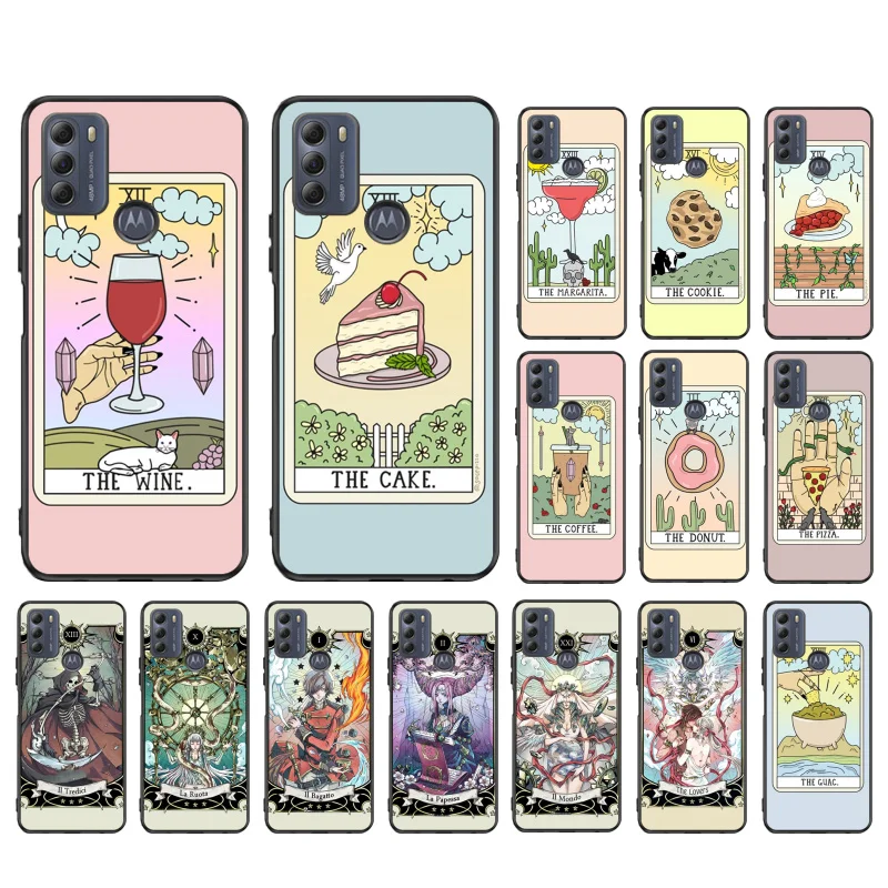 

Egypt mysterious Tarot Divination Phone Case for Motorola Moto G 5G G50 G30 G10 G60 G Pure G Stylus G40 Fusion G Play G Power