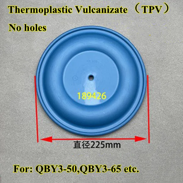 

2pcs Thermoplastic Vulcanizate TPV material universal diaphragm for Double Way Pneumatic diaphragm pump diameter 142mm - 285 mm