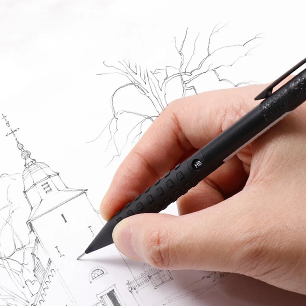 1 шт. японский механический карандаш Pentel Limited удар Q1005 низкий центр тяжести 0 5 мм