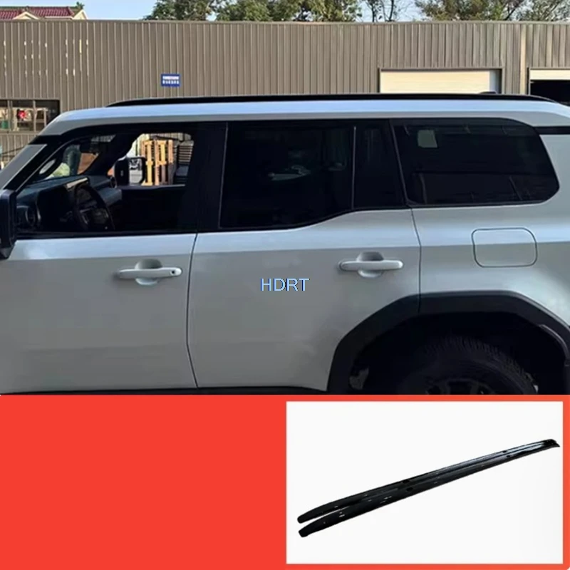 

Для Toyota Land Cruiser 250 LC250 Prado 2024 + багажник на крышу автомобиля, дорожные коробки, защитная накладка на планку, аксессуары для украшения