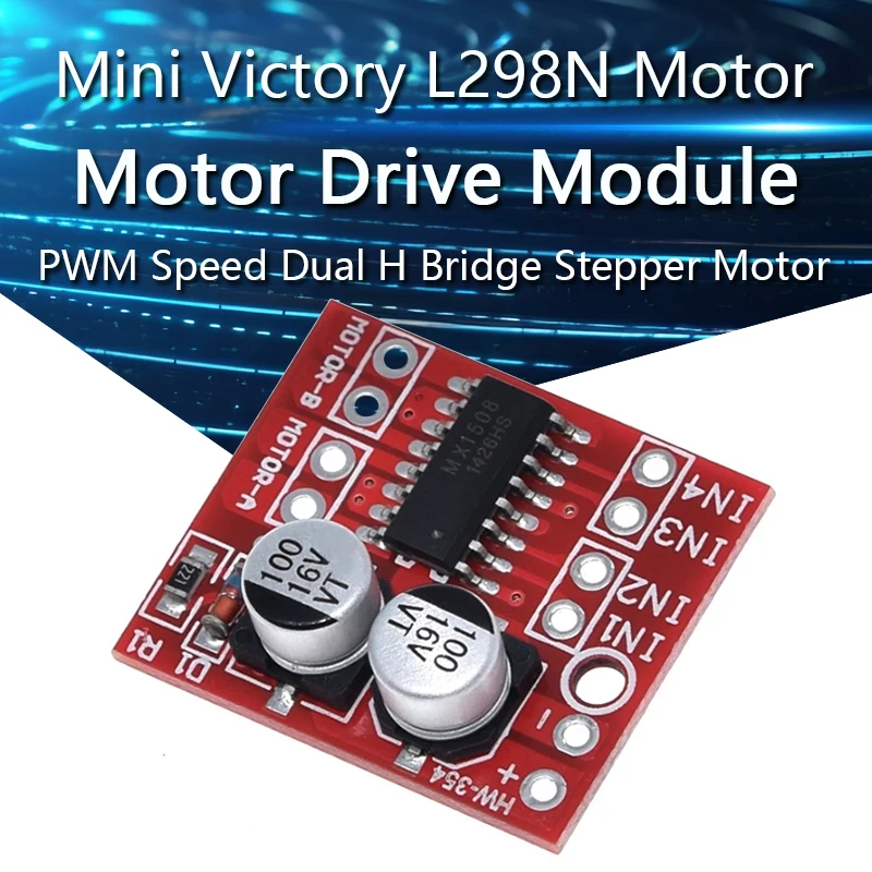 Модуль привода двигателя постоянного тока реверсивный ШИМ-скорость двойной