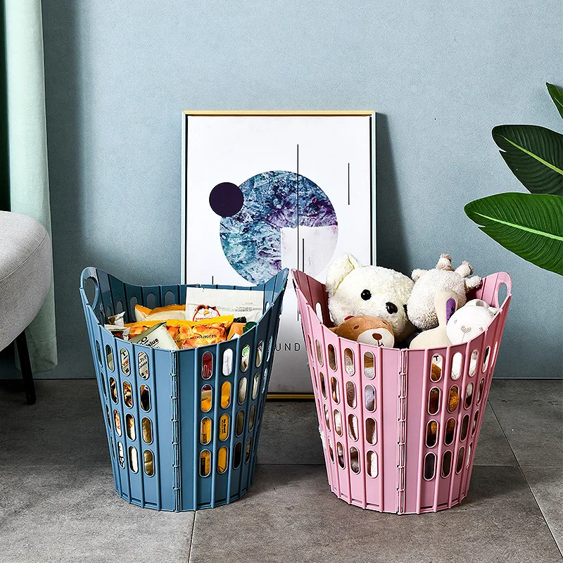 

Folding Dirty Clothes Basket Laundry Basket Multi-functional Portable Dirty Clothes Basket Foldable Wall-hung Storage Basket