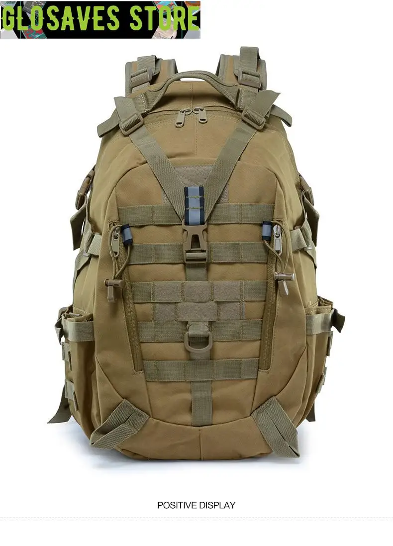 

Military Camping Backpack Molle Army Tactical Travel Bag Men's Mountaineering Hiking Outdoor Sports