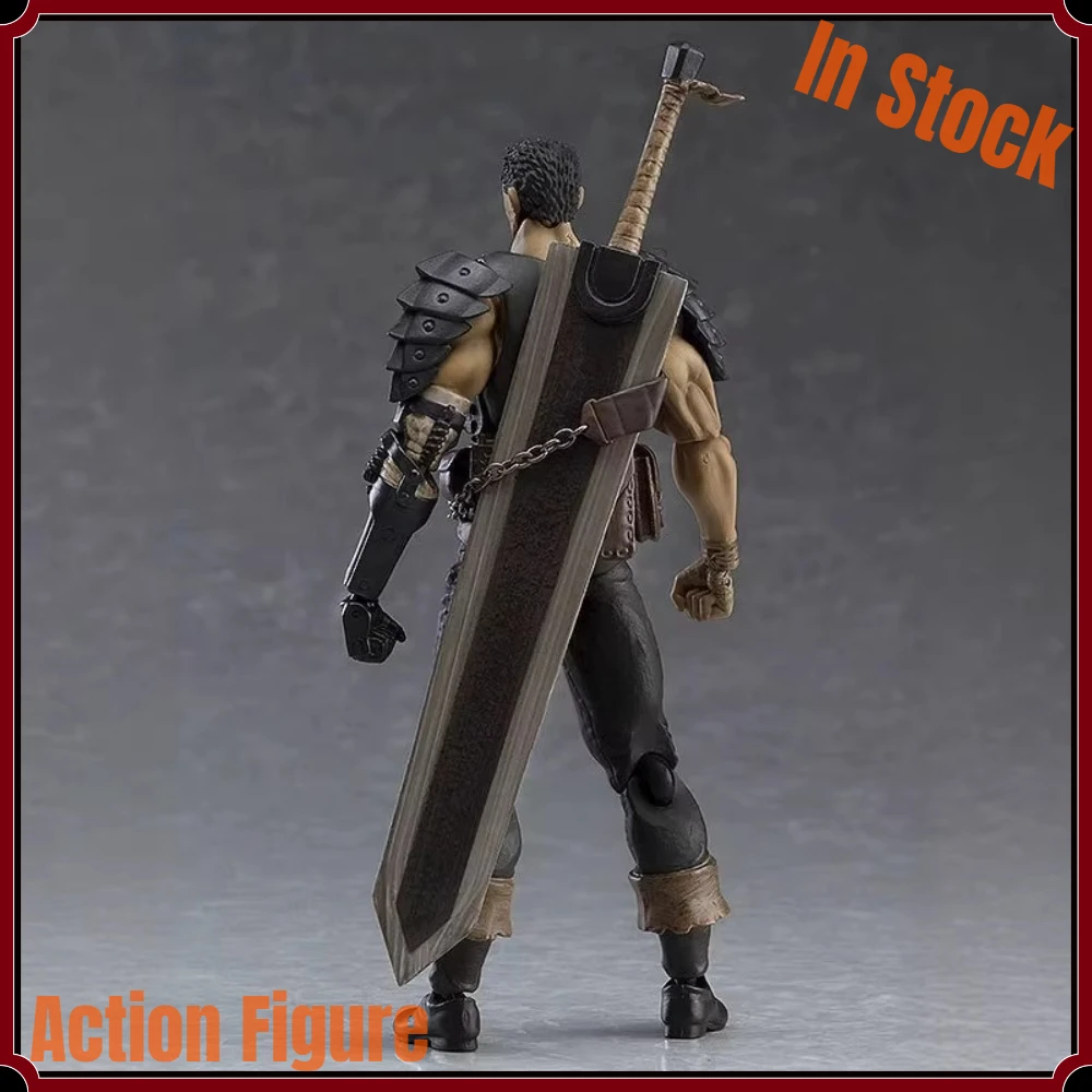 Фото Фигурка Berserk Guts Black Swordsman Repaint Edition Figma 359, подвижная, из ПВХ, коллекционная модель, оптом №5