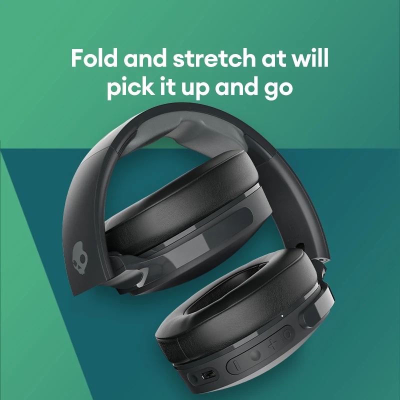 Фото Беспроводные наушники Skullcandy Hesh ANC, складные, накладные, Bluetooth, с шумоподавлением, 22 часа автономной работы, HD-звонки №4