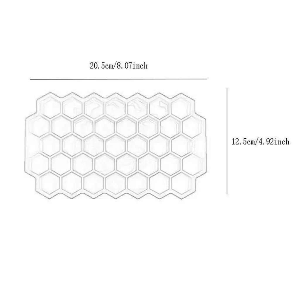 Форма для льда форма в виде сот силиконовая гибкая изготовления виски коктейля