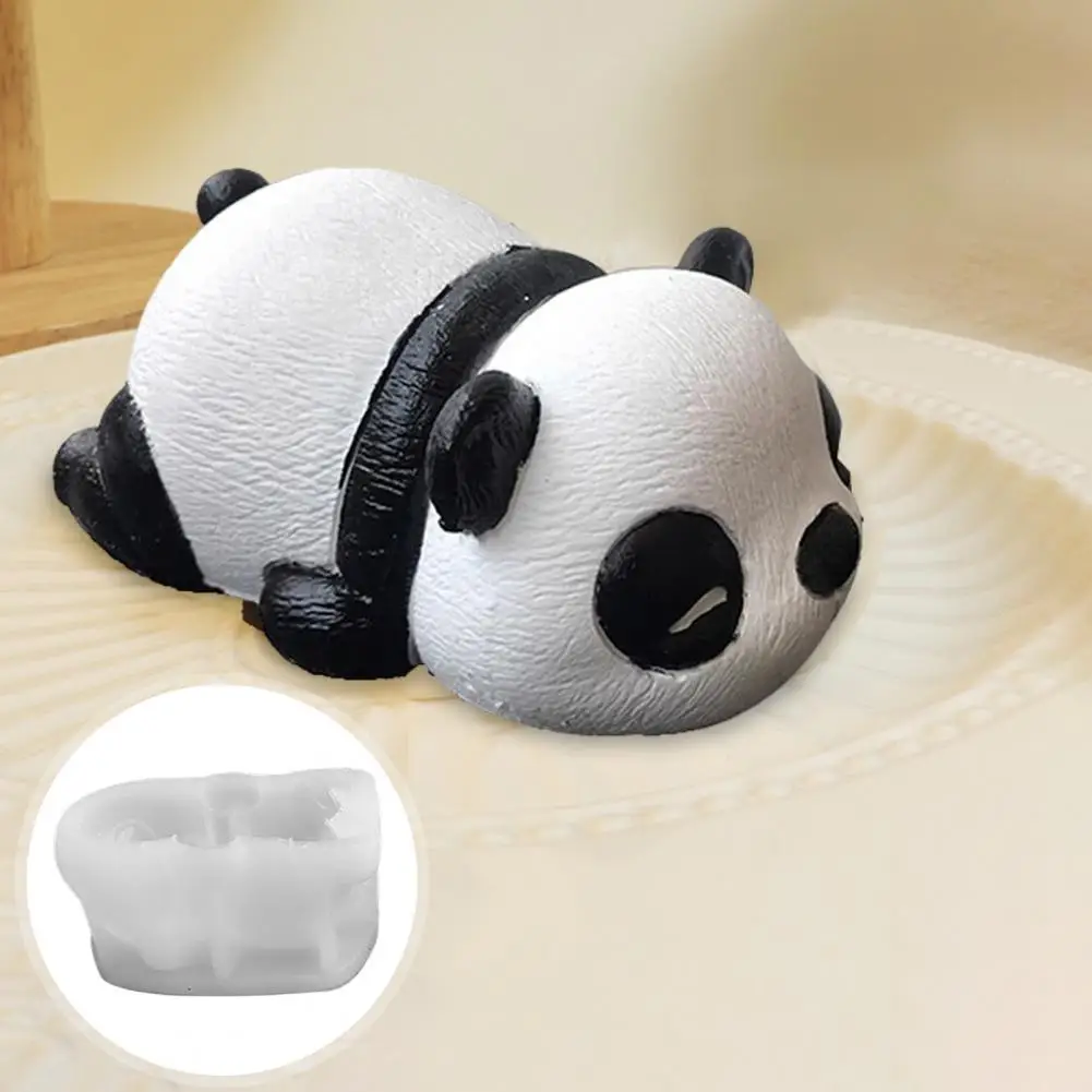 

Cookie Mold 3d Cute Panda Shape Silicone Mold for Baking Cakes Cookies Chocolate Easy to Clean Diy Fondant Jelly Candy Pastry