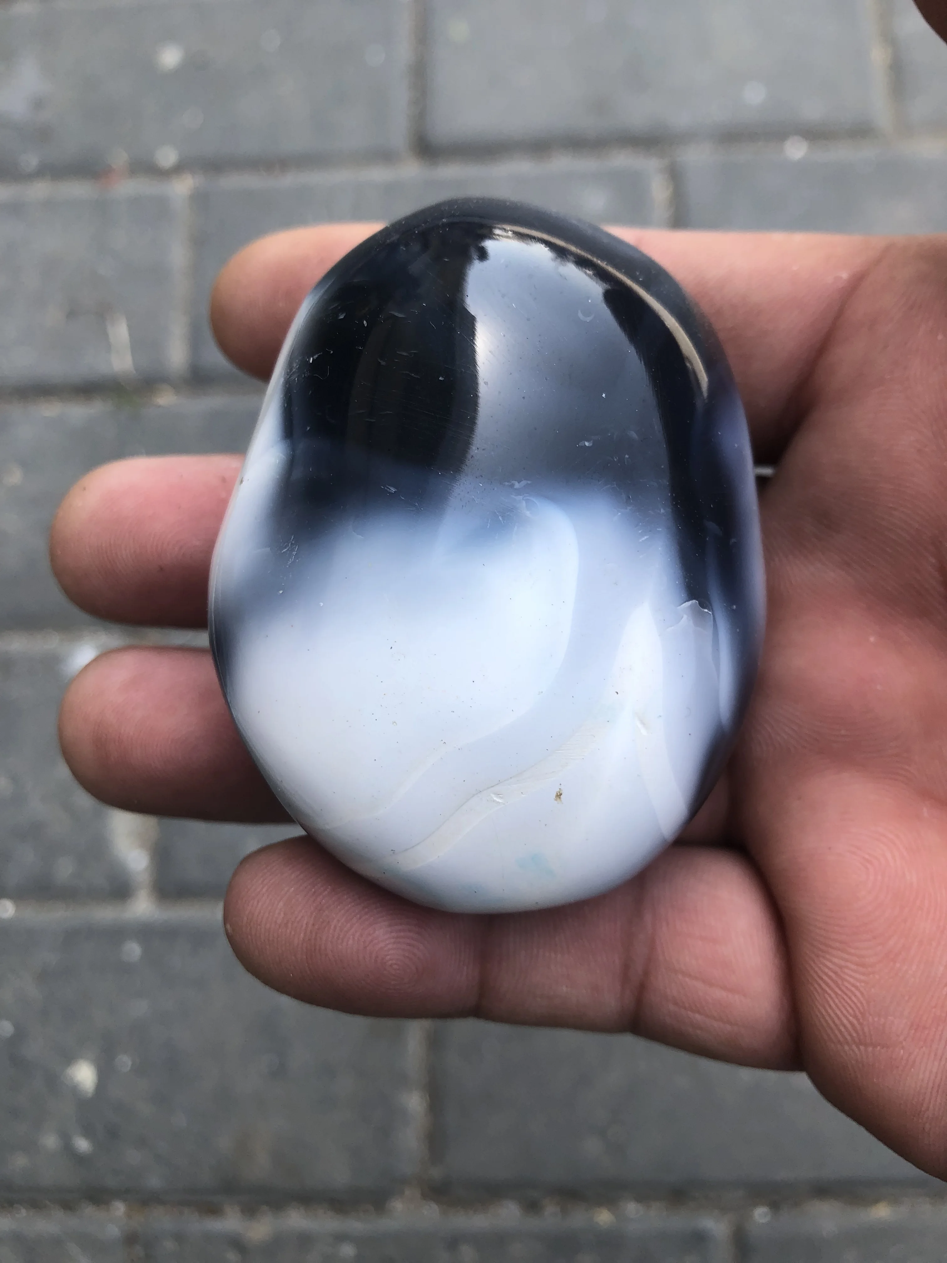 1Kg Nature Stone Nature Crystal White Agate Is Also Known As Orca Agate Named For Its Appearance Like A Killer Whale