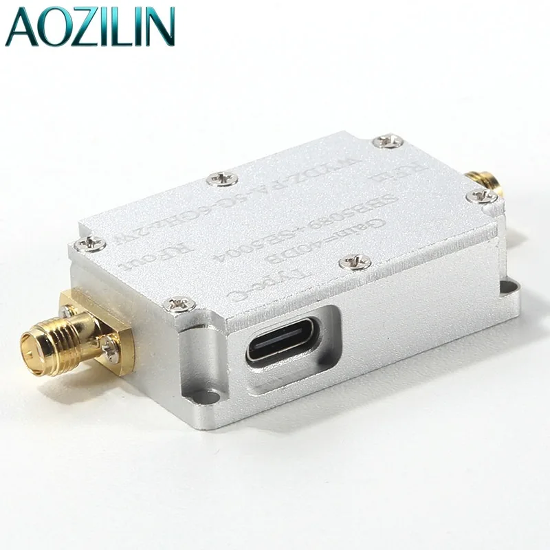 Фото AOZILIN 2.4ГГц 1Вт 30дБм РЧ усилитель мощности SBB5089+SZA2044 Модуль одноканального микроволнового усилителя №2