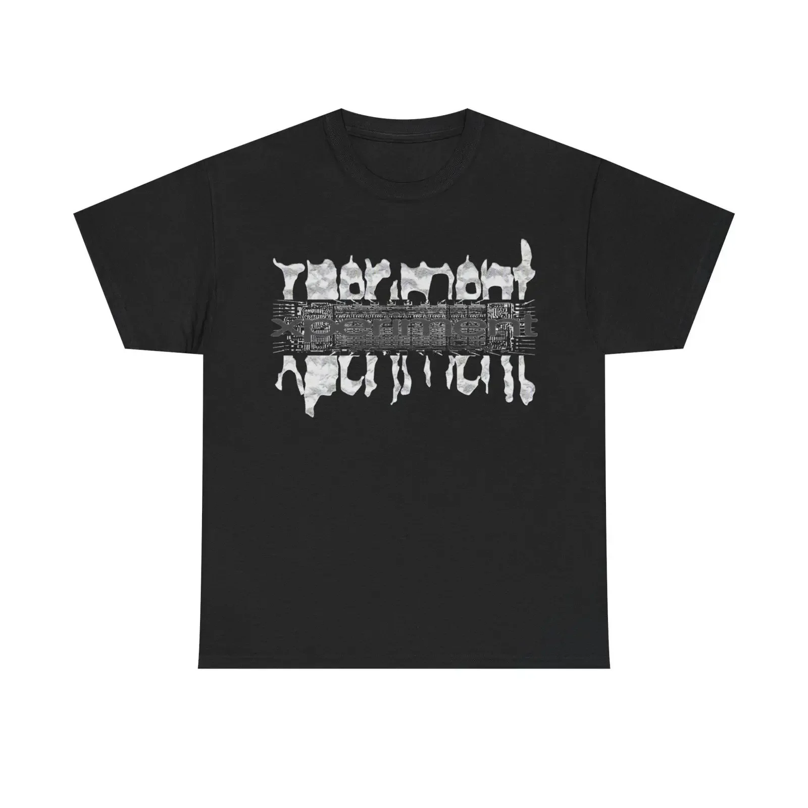 Фото Футболка Ken X Carson Xperiment Processor Tour Album Merch, винтажная, с эффектом потертости, мягкая, унисекс, слегка эластичная, модная уличная одежда №1
