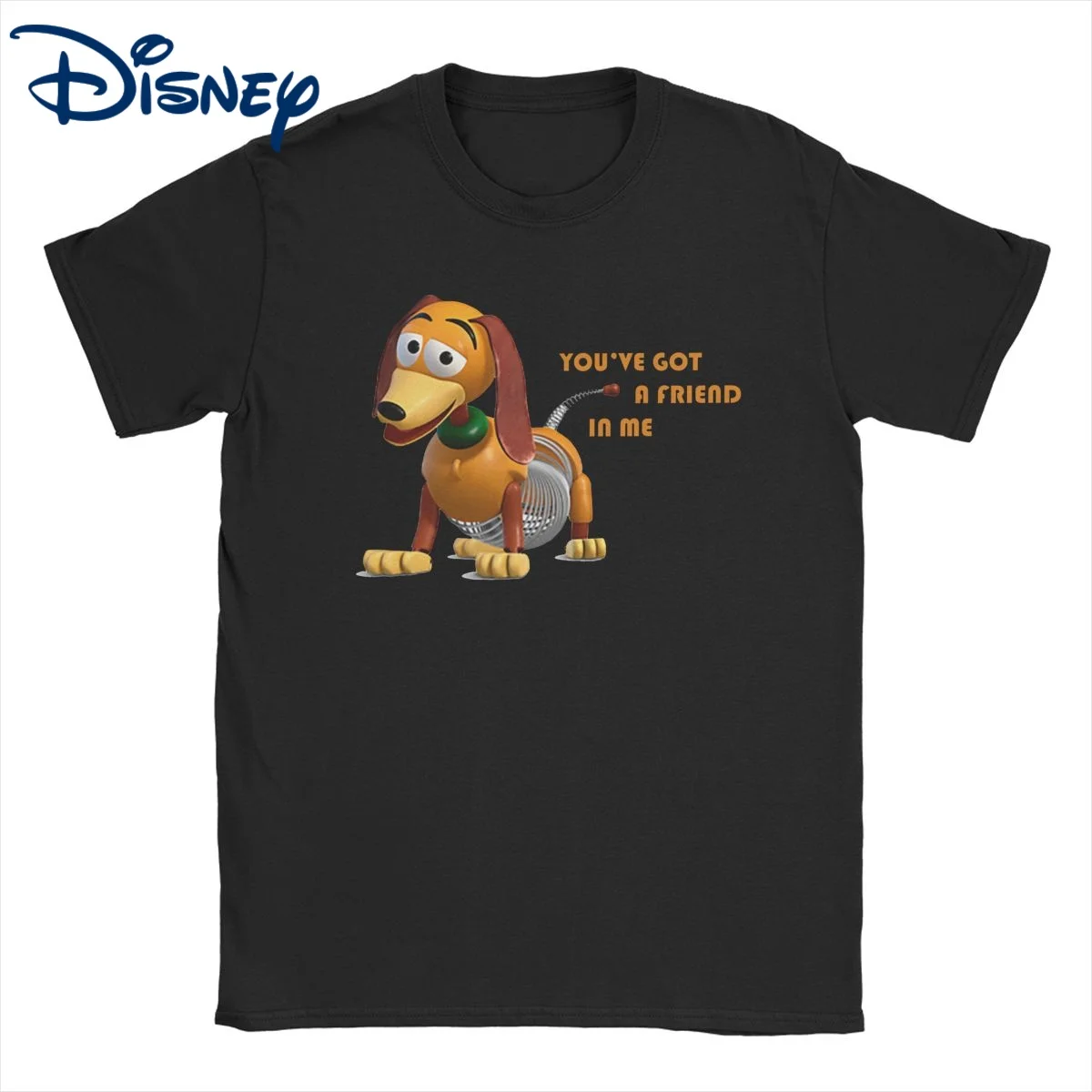 

Unique You've Got A Friend In Me Slinky Dog Toy Story T-Shirts Men Women's Pure Cotton T Shirts Disney Tees Gift Idea Clothes