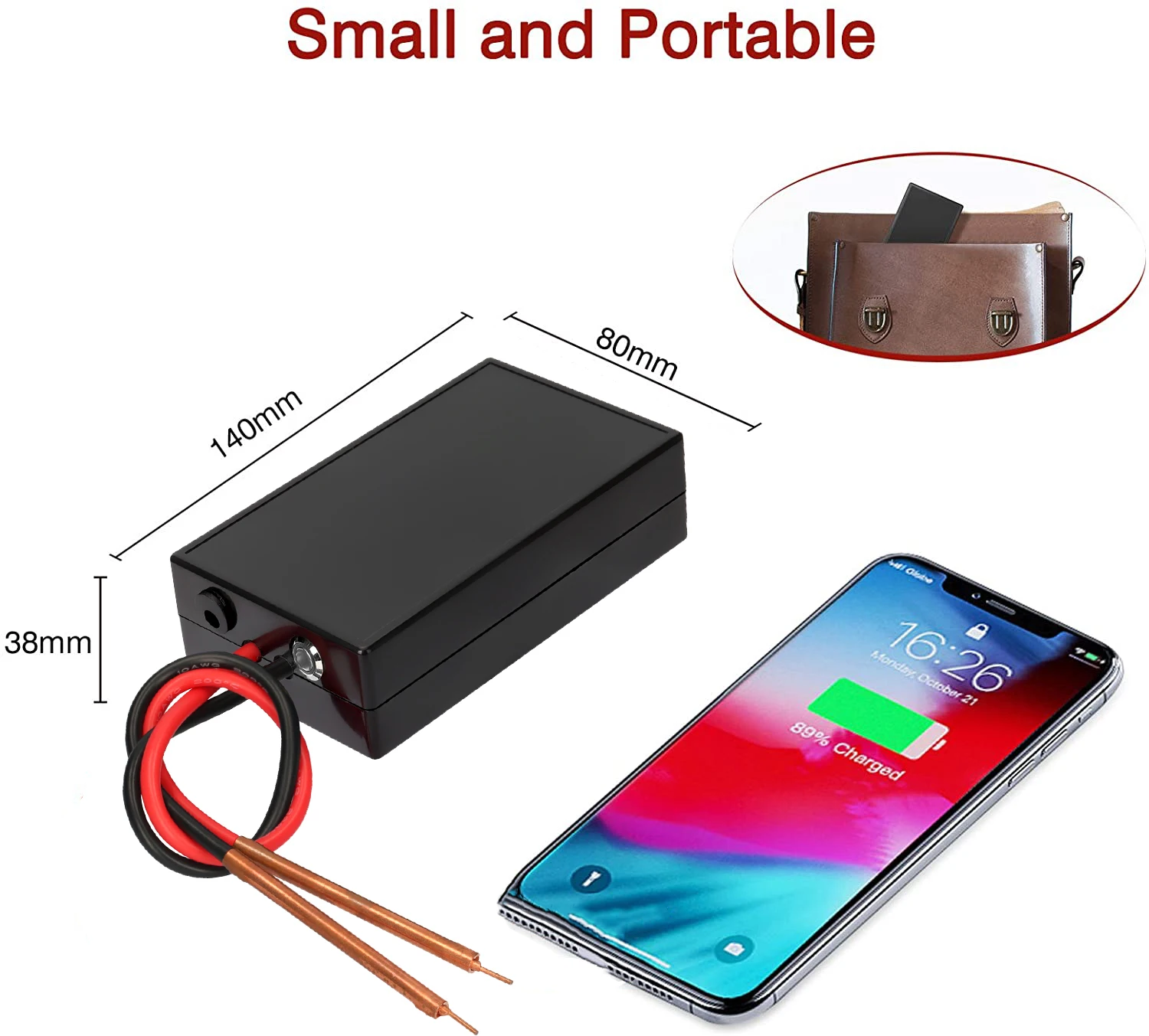 

Adjustable Welding Spot 18650 Welder Battery Machine Sheet DIY Mini Portable Mini Spot Gear for Plate Nickel with Welding Spot 6