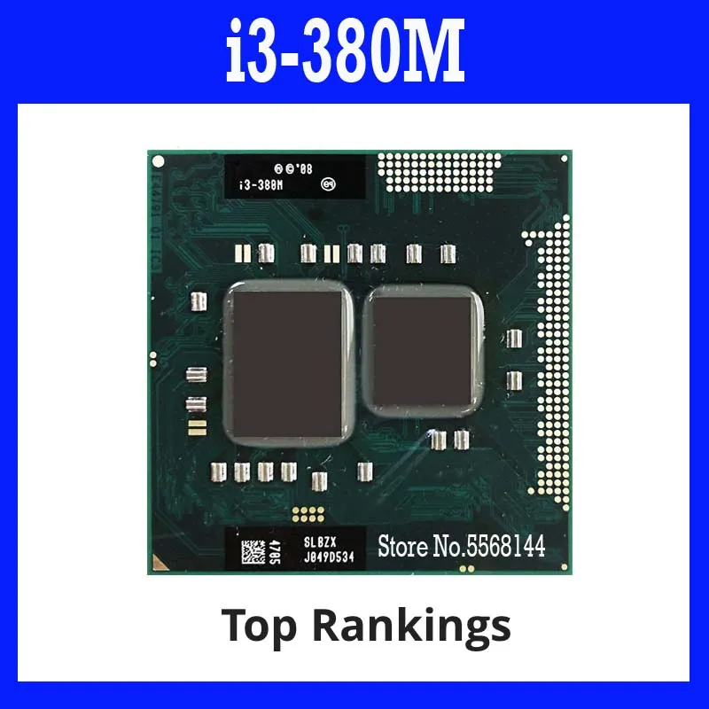 40% скидка i3-380M i3 380M 2 5 ГГц двухъядерный четырехпоточный процессор 35 Вт Разъем G1 /