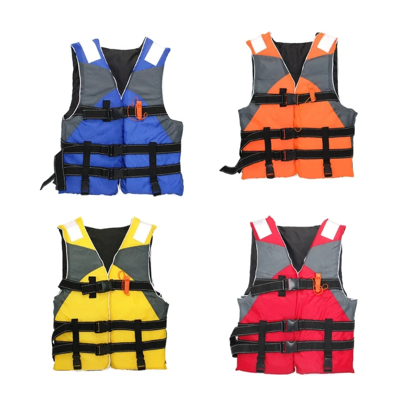 

Adult Classic Life Vest Outdoor Sports Life Jackets with Adjustable Buckle Buoyancy Waistcoat for Water Sport Boating