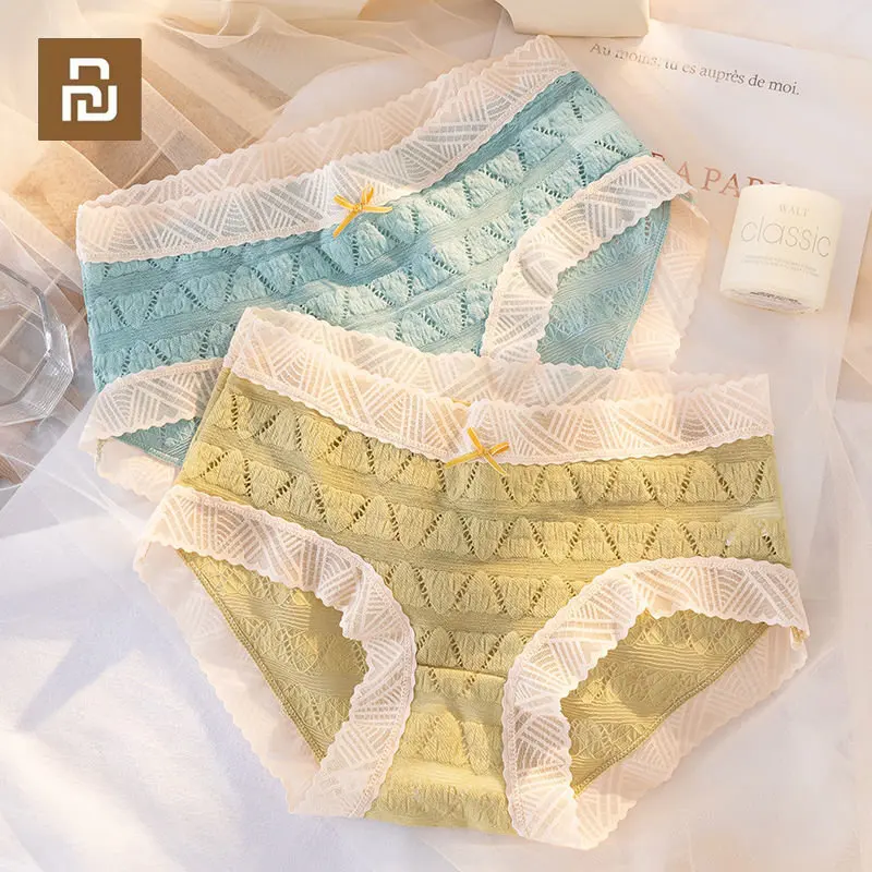 

Трусики Youpin с кружевными краями, 3 шт.