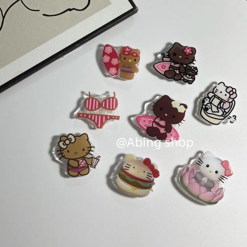 

Cute Cartoon Sanrio Hello Kitty Airbag Holder Multifunctional, Foldable, Durable, Portable, Suitable for Desktop Women's Fashion