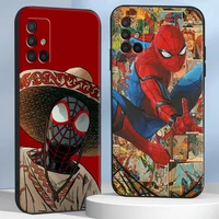 marvels spider man phone cases for samsung s20 fe s20 s8 plus s9 plus s10 s10e s10 lite m11 m12 s21 ultra shell coque carcasa
