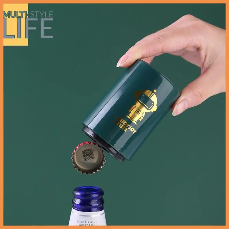 

Non-slip Portable Effortless Household Creativity Magnetic Screwdriver Wear-resistant Automatic Push Type Whole Bottle Opener