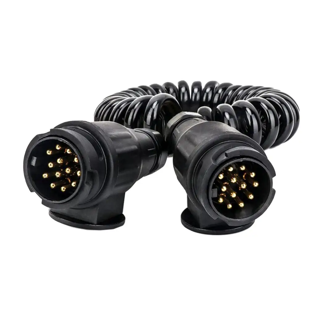

Trailer Extension Cable 4m 13 Pin Plug Signal Display Wiring Spring