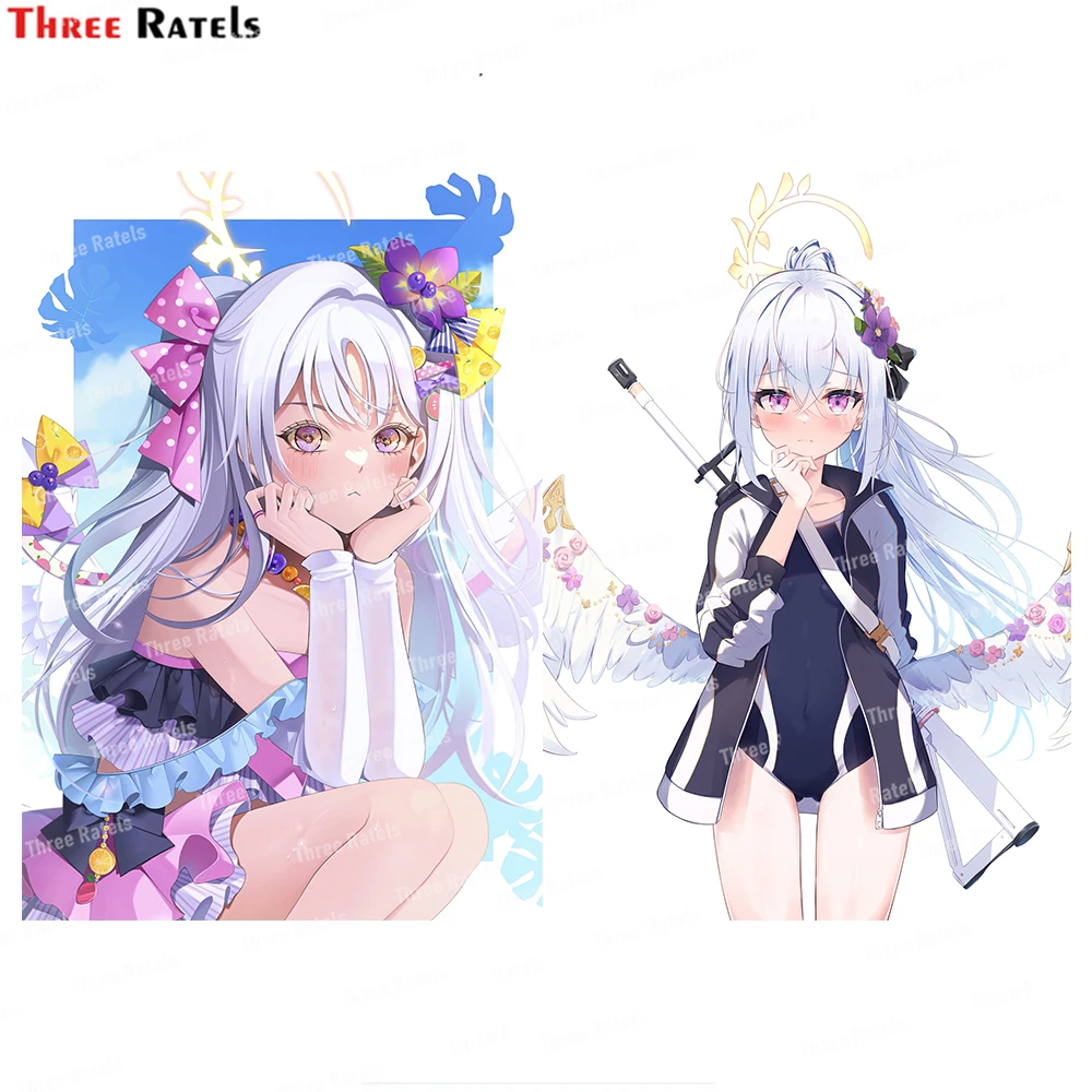 

Three Ratels J337 Azusa Blue Archive Occlusion Scratch DIY Vinyl Material Decor Anti Scratch Film Stickers