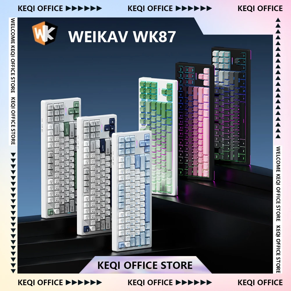 Weikav WK87 беспроводная механическая клавиатура