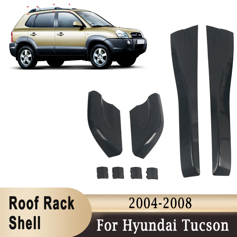 

For Hyundai Tucson 2004 - 2008 Roof Rack Shell Protective Cover End Plastic Shell 872912E000 872922E000 872972E000 872982E000