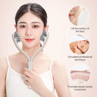 rf roller beauty instrument face massager micro current small v face lift double chin tightening neck beauty instrument