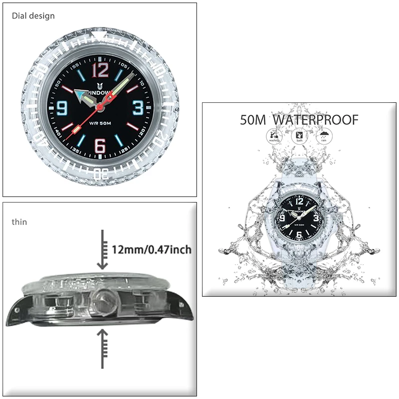 Waterproof Small Watches Women Silicone Girl Cute Wrist Hand Clock Children 2023 New Design Fashion Quartz Wristwatch Ladies