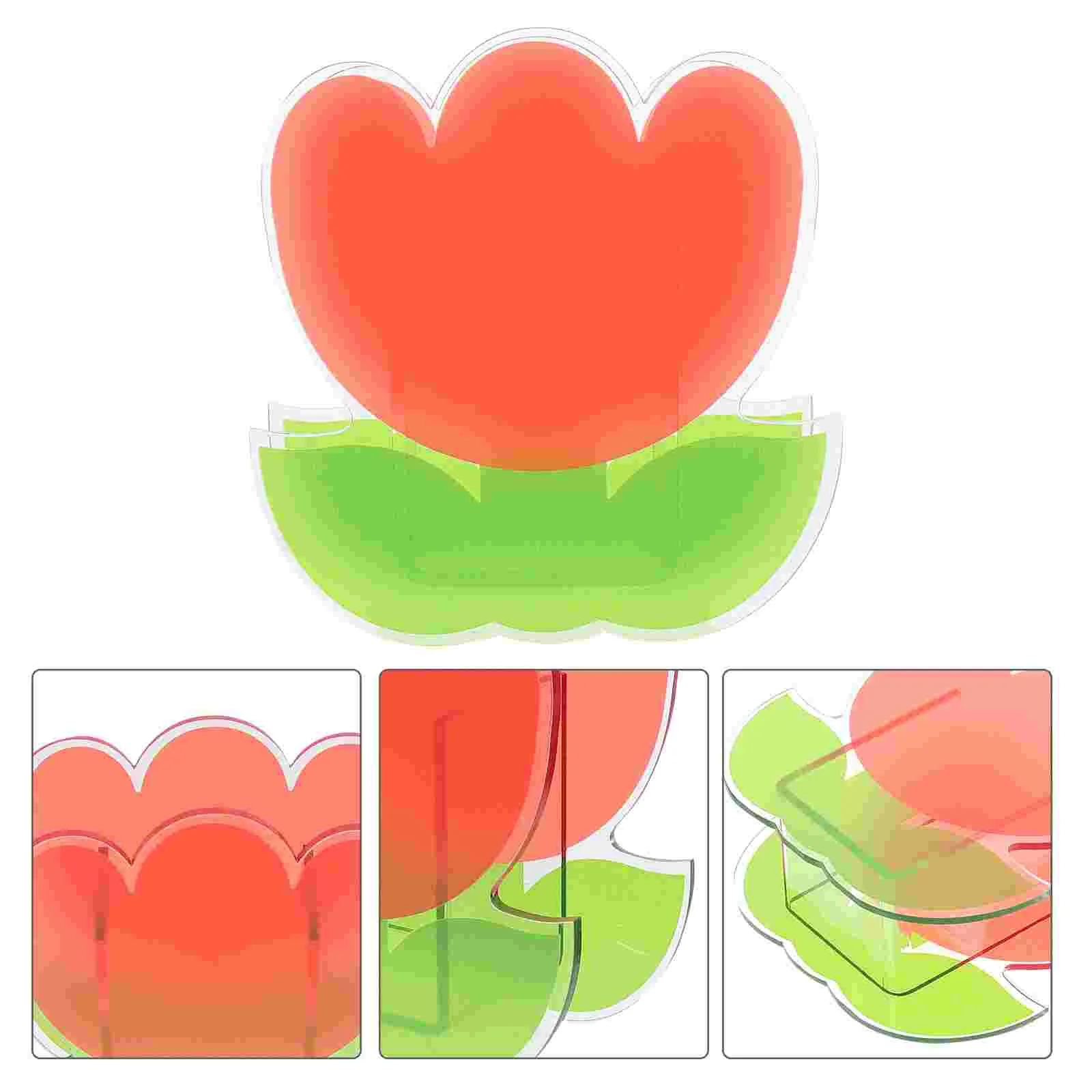 

Children' Container Desktop Decor Minimalist Vases Penholder Modern Flower Vase Acrylic Flower Vase Student