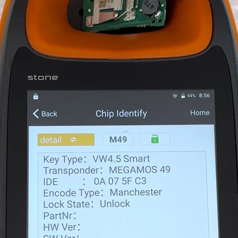 5К 0837202 БН BR для Volkswagen VW Jetta Beetle Transporter Scirocco 2016-2020 чип без ключа Go 433 МГц MQB48