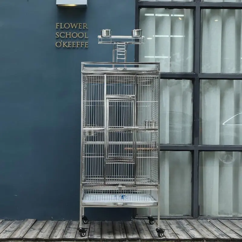 Подставка для кормушек из нержавеющей стали балкона