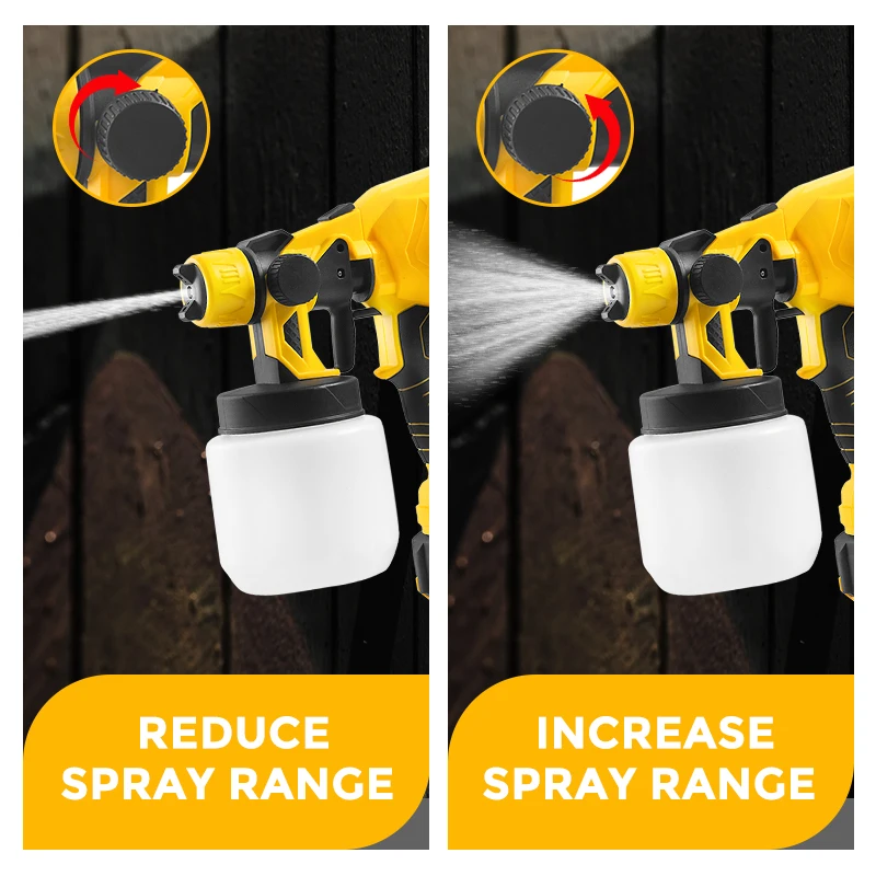 Электрический пистолет-распылитель 800 мл беспроводной распылитель краски с
