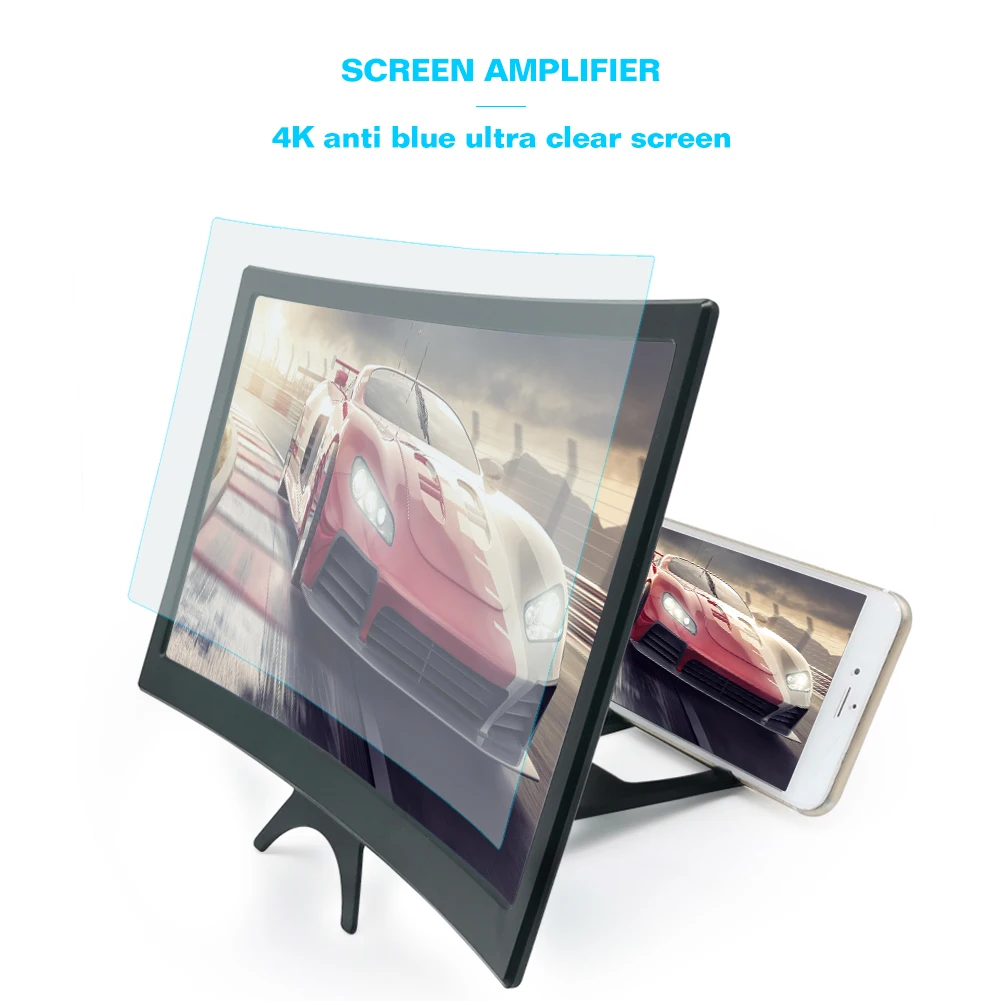 

L6 12-дюймовый искривленный проекционный усилитель HD-экрана смартфона