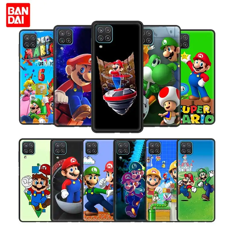 

Cover Case for Samsung Galaxy A12 A52 A32 A72 A22 A02 A21 A51 A21s A02s 4G 5G Trend Coque Capa Thin Cell Super Mario Game Cute