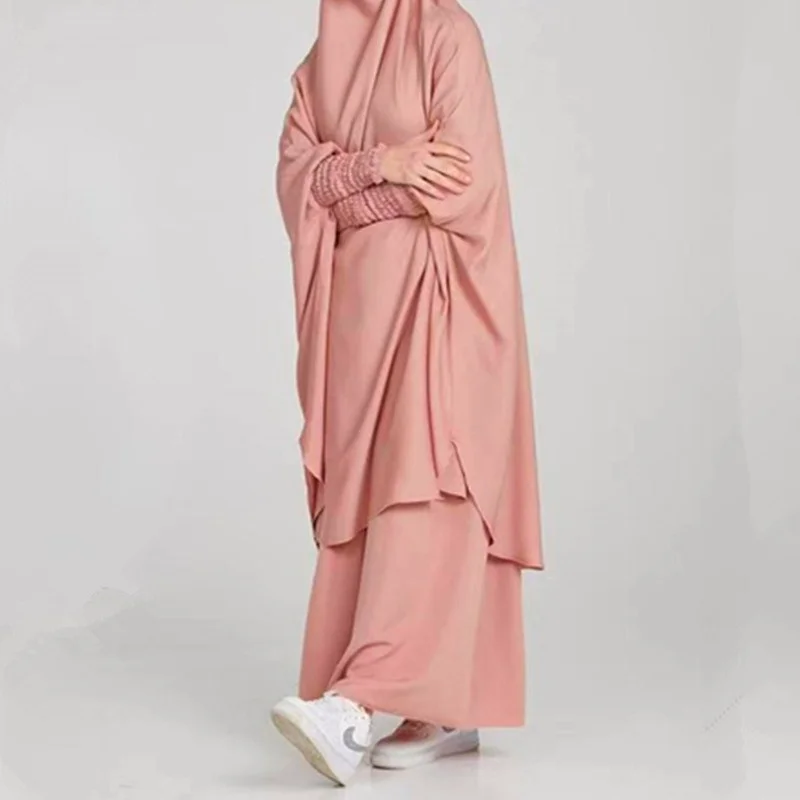 Мусульманская молитвенная одежда Nida подходящая Niaqb Jilbab скромная абайя химар с