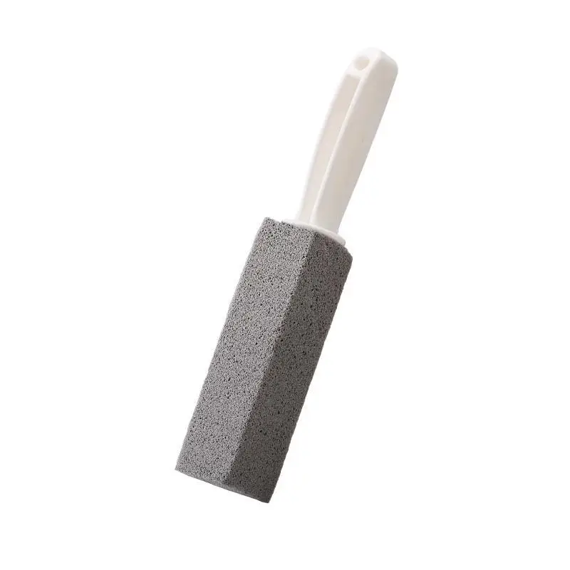 

1Pc Toilets Brushes Natural Pumice Stone Cleaning Stone Cleaner Brush With Long Handle for Toilets Sinks Bathtub Plastic Handle