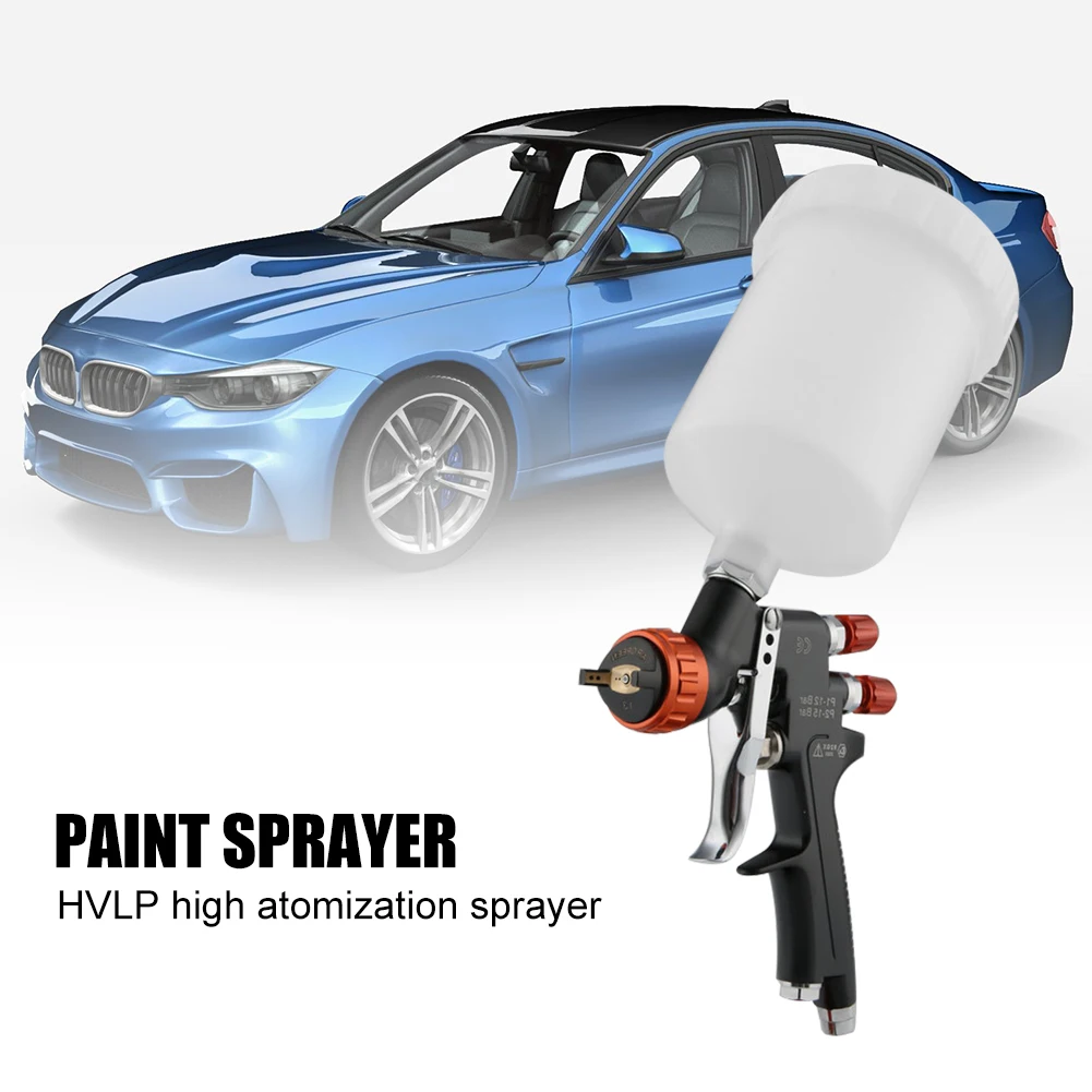 

Aluminum Alloy Airbrush HVLP Spray Gun Auto Feed Paint High Atomizing Machine Car Pneumatic Tool Air Brush Sprayer
