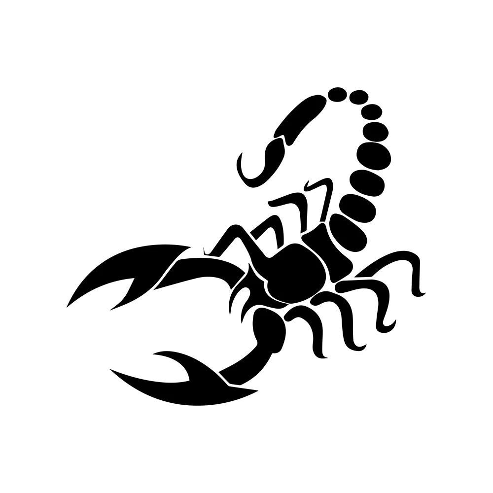 

Car Stickers Personality Creative Scorpion Vinyl Decals Car Motorcycle Bumper Body Rear Window Decorative Decals Waterproof,20cm