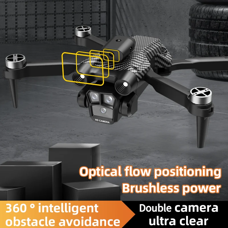Бесщеточный Дрон с дистанционным управлением камерой 8K HD обход препятствий БПЛА