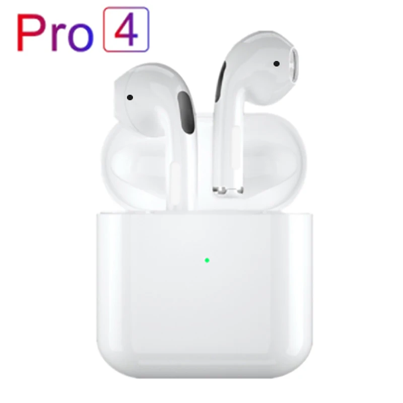 

Pro 4 TWS Bluetooth 5.0 Wireless Earphones HiFi Mini Headphones 9D Stereo Earbuds HandsFree Headsets For iPhone Xiaomi Huawei