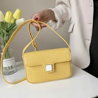 2022 new womens small square bag designer crossbody bag luxury purses solid color waterproof pu leather shoulder bags