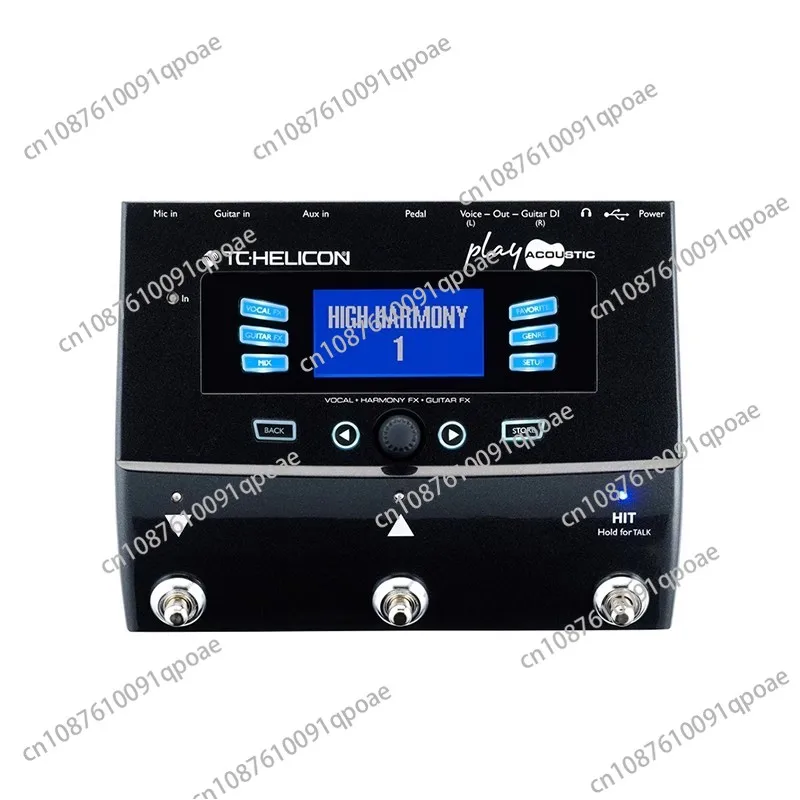 3-кнопочная коробка для вокальных и акустических гитарных эффектов с петлей
