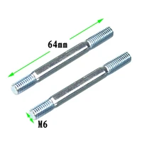 gy6 engine intake and exhaust pipe double head screws standard parts screws high strength engine screws m6x66