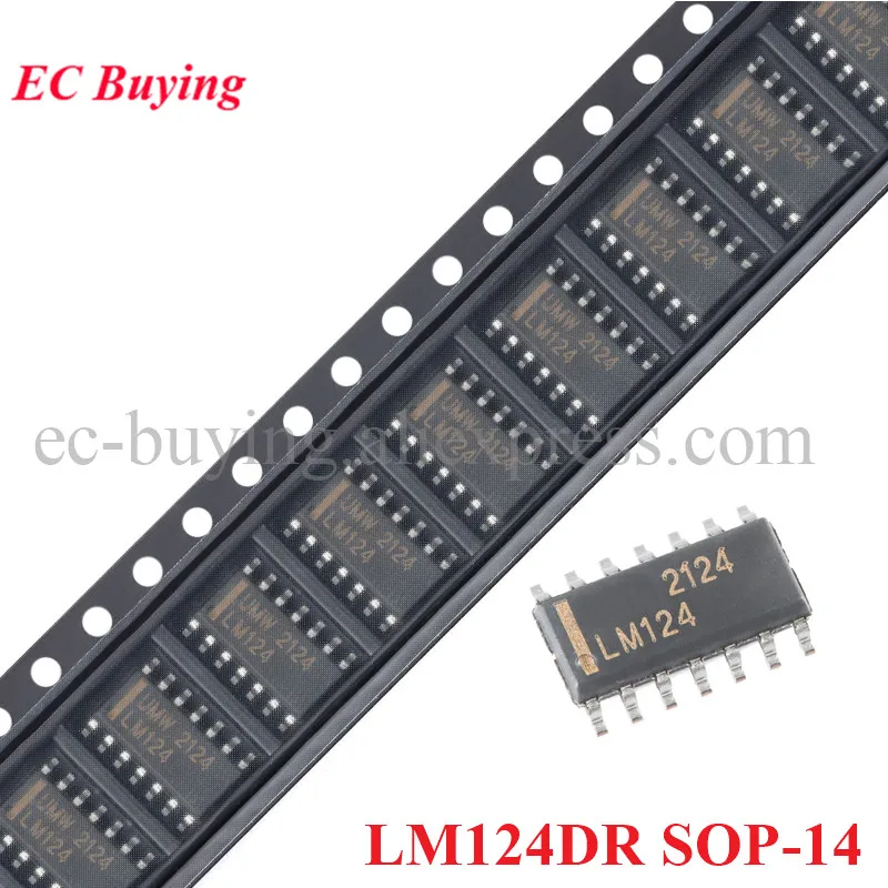 5 шт./лот LM124 SOP-14 LM124DR SOP14 четырехсторонний операционный усилитель IC чип новый оригинальный