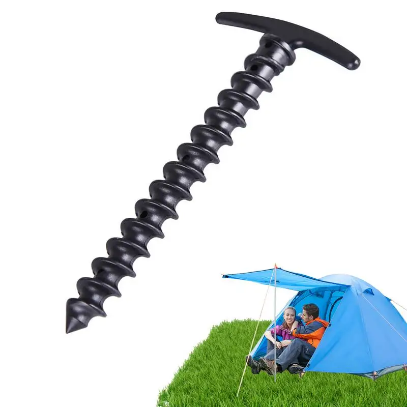 

Endurable Outdoor Ultralight Camping Tent Stakes Pegs Pins Nylon Screw Spiral Nails Awning Trip Kit Camping Tent Canopy Tarp