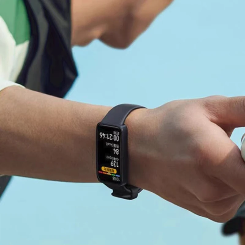 Watchband for Huawei Band 8 Silicone Strap Replace Bracelet Soft TPU Wrist Band Belt for Huawei Band8 Straps Accessories