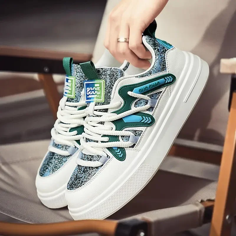 2024 новый стиль универсальная винтажная повседневная обувь мужская спортивная
